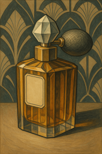 perfume illustration art deco